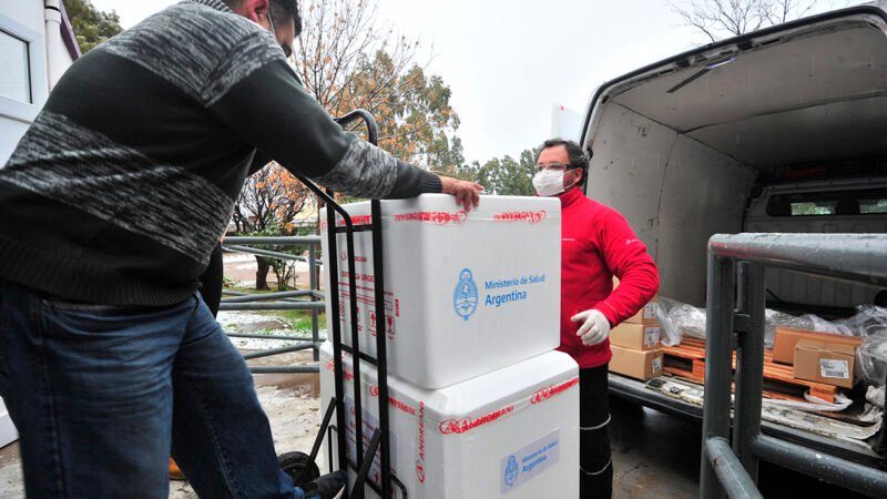 Arribó un nuevo cargamento de vacunas a la provincia