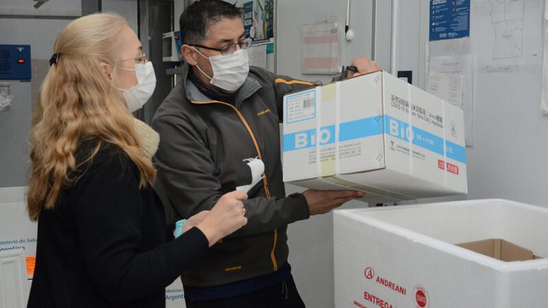 Llegaron 8.600 dosis de Sinopharm a la provincia