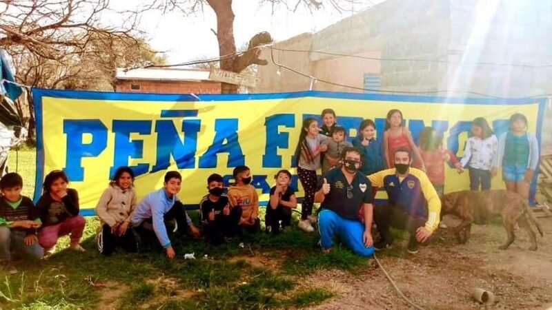 La Peña Boquense «Juan Antonio Farenga» puso manos a la obra