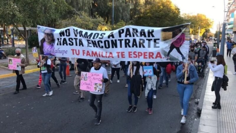 Tres meses sin respuestas: la familia de Guadalupe exigió la intervención del fuero federal