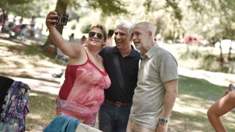 HORACIO RODRÍGUEZ LARRETA VISITÓ SAN LUIS Y ESTUVO JUNTO A CLAUDIO POGGI