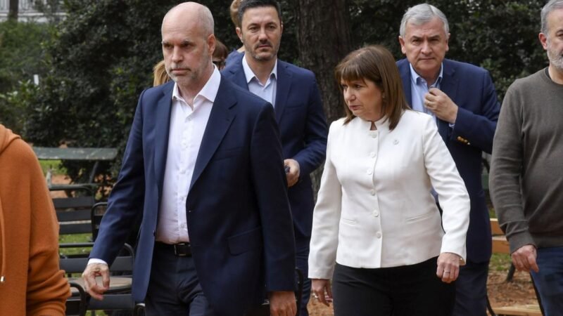 BULLRICH Y LARRETA TUVIERON SU FOTO DE UNIDAD TRAS LAS PASO