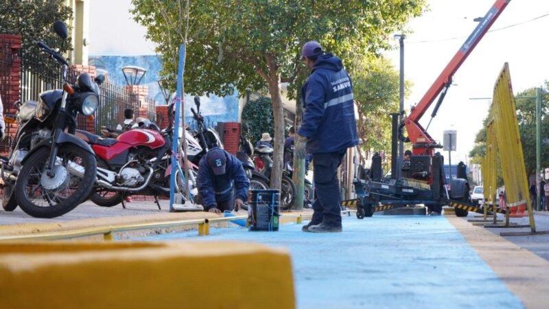 HABILITAN NUEVAS DÁRSENAS PARA ESTACIONAMIENTO DE MOTOS Y BICICLETAS EN EL CENTRO DE LA CIUDAD