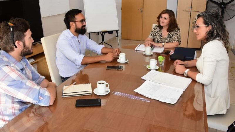 EL INTENDENTE DE MERLO SE REUNIÓ CON LA MINISTRA DE SALUD DE SAN LUIS, CLAUDIA SPAGNUOLO