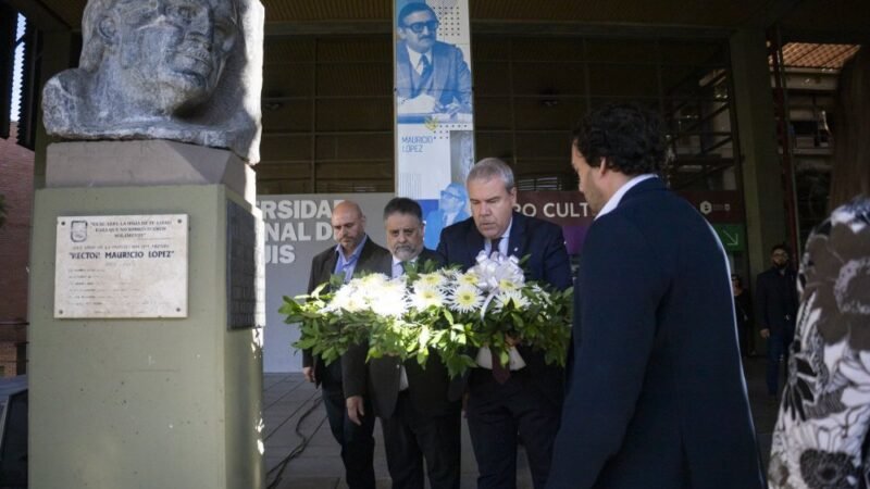 EL GOBIERNO PARTICIPÓ DEL ACTO POR EL DÍA DE LA MEMORIA ORGANIZADO POR LA UNIVERSIDAD NACIONAL DE SAN LUIS