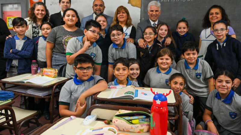 POGGI ANUNCIÓ QUE LA ESCUELA N°34 ‘RAÚL BASILIO DÍAZ’ TENDRÁ SECUNDARIO COMPLETO