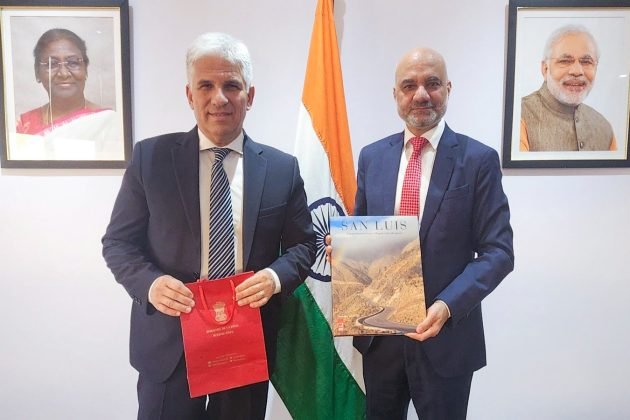 POGGI SE REUNIÓ CON EL EMBAJADOR DE LA INDIA EN ARGENTINA