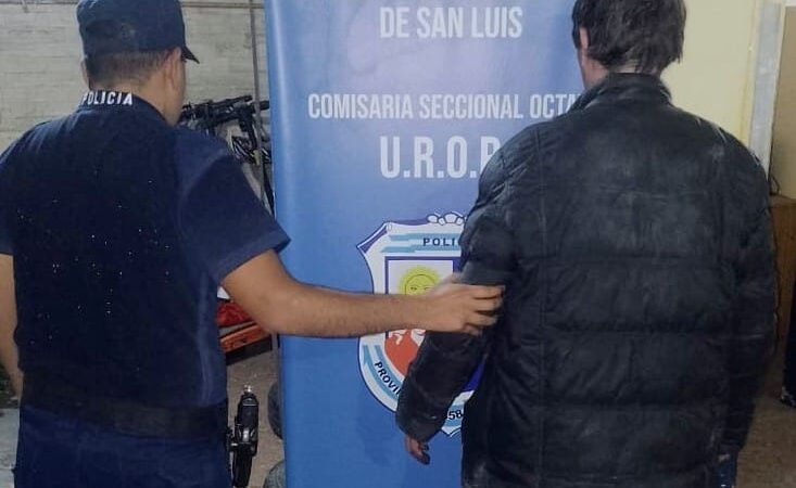 VILLA MERCEDES: LA POLICÍA DETUVO A UN HOMBRE POR ROBO Y DAÑOS EN DISTINTOS LOCALES COMERCIALES