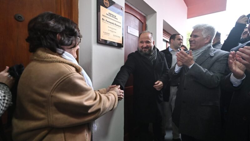 POGGI PARTICIPÓ DE LA INAUGURACIÓN DEL CENTRO DE SALUD INTEGRAL ‘DOCTOR FERNANDO ROMERO’