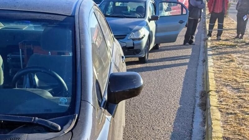 CUATRO VEHÍCULOS PROTAGONIZARON UN CHOQUE EN CADENA