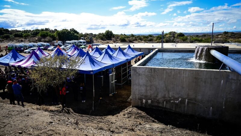 QUEDARON HABILITADOS EL TRONCAL NORTE Y OTROS RAMALES DEL ACUEDUCTO SAN MARTÍN