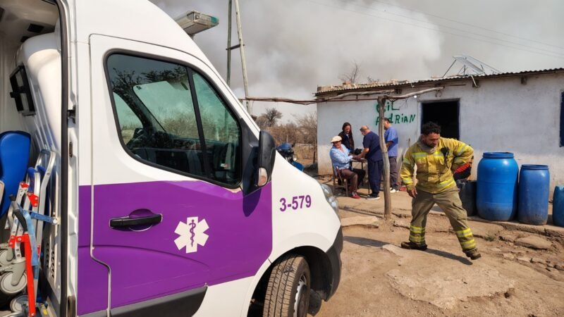 INCENDIOS EN SAN MARTÍN Y QUINES: SALUD VISITÓ MÁS DE 600 DOMICILIOS