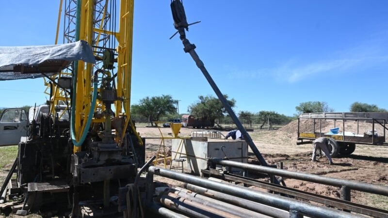 SAN LUIS AGUA AVANZA CON EL POZO PÚBLICO DE PAMPA GRANDE