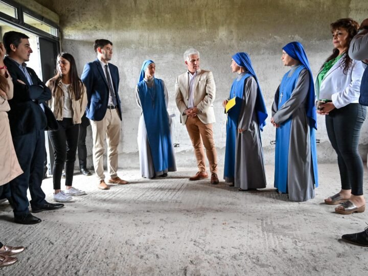 EL NUEVO EDIFICIO DEL COLEGIO ‘ISABEL LA CATÓLICA’ TOMA FORMA: POGGI VISITÓ LAS OBRAS EN LA RIBERA