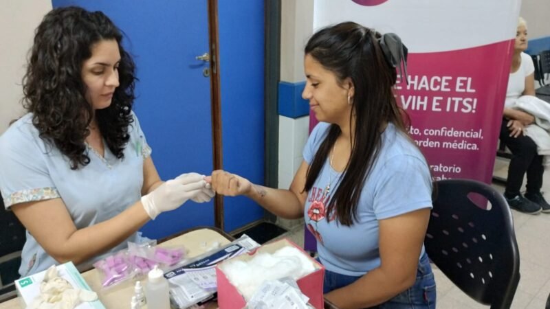 EL MINISTERIO DE SALUD REALIZÓ TESTEOS RÁPIDOS DE VIH EN TODA LA PROVINCIA