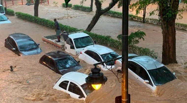 INUNDACIONES Y CAOS VIAL EN EL SUR DE BRASIL TRAS LAS INTENSAS LLUVIAS EN FLORIANÓPOLIS