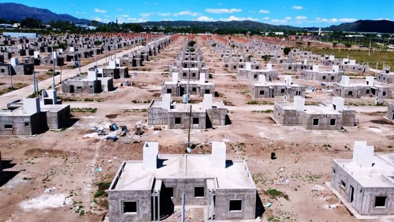 CONTINÚAN LOS AVANCES DEL NUEVO BARRIO EN EL SECTOR SUR DE LA CIUDAD DE SAN LUIS