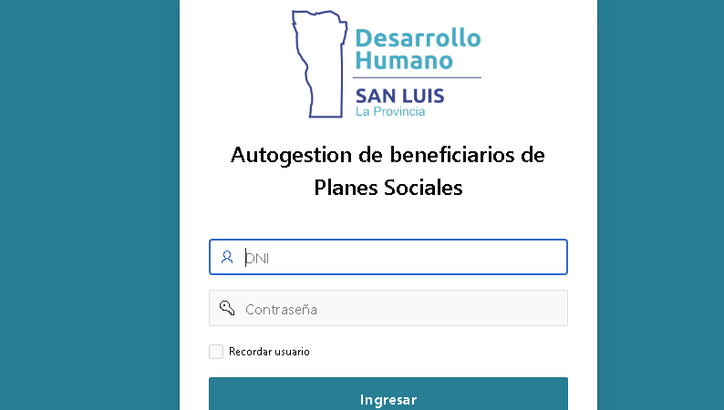 EL SISTEMA DE AUTOGESTIÓN PARA BENEFICIARIOS DEL PLAN DE INCLUSIÓN SUMÓ UNA FUNCIÓN