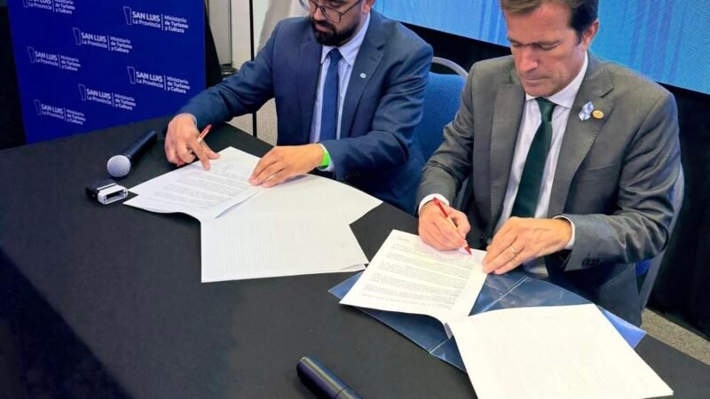 SAN LUIS FIRMÓ UN CONVENIO PARA FORTALECER A LAS AGENCIAS DE VIAJES