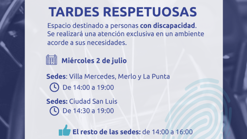 ‘TARDES RESPETUOSAS’ SE HARÁ EL PRÓXIMO 2 DE JULIO EN TODA LA PROVINCIA