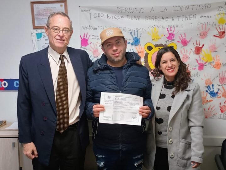 DESPUÉS DE 32 AÑOS, UN HOMBRE PUDO REALIZAR SU INSCRIPCIÓN DE NACIMIENTO EN VILLA MERCEDES