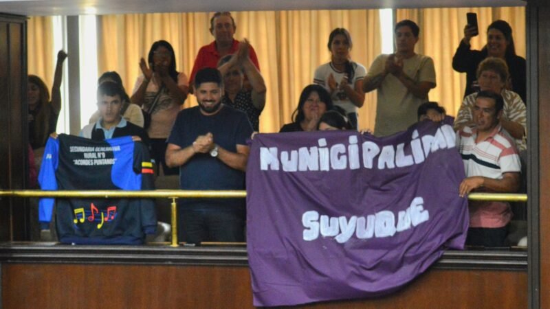 ES LEY LA CREACIÓN DEL MUNICIPIO DE SUYUQUE