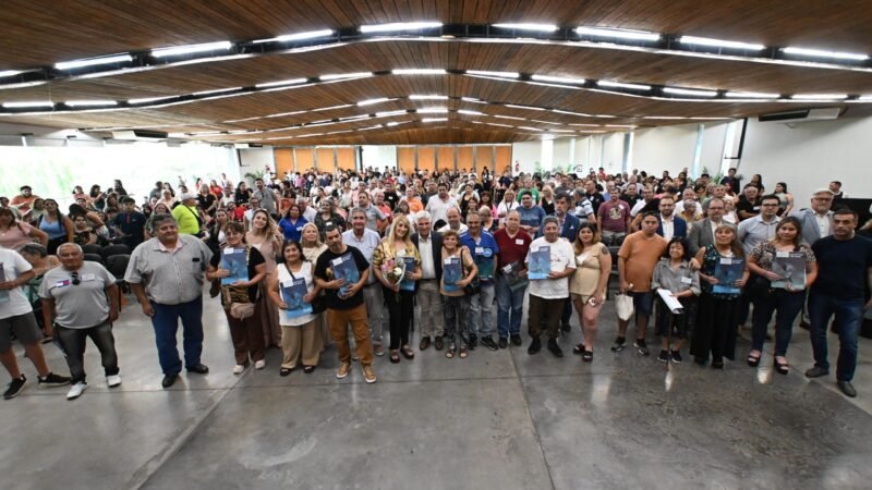 CERTEZA DEL HOGAR PROPIO: MÁS FAMILIAS SANLUISEÑAS OBTUVIERON SU ESCRITURA