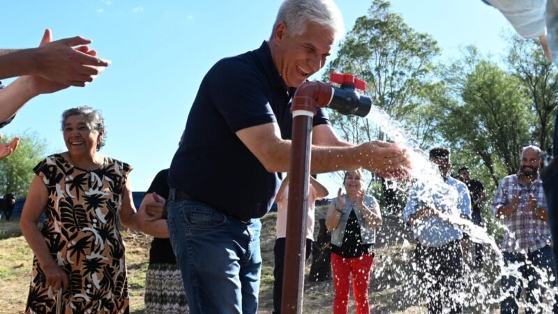 LAS FAMILIAS DEL PARAJE BUEN ORDEN RECUPERARON EL ACCESO AL AGUA