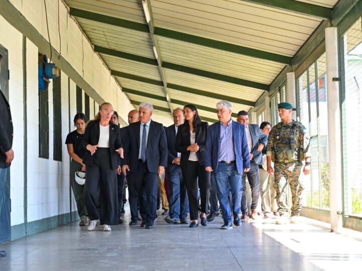 POGGI VISITÓ LA AMPLIACIÓN DEL PABELLÓN DE MUJERES Y EL TALLER DE COSTURA DE LA PENITENCIARÍA