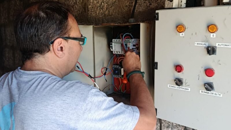 AUTOMATIZARON EL SISTEMA DE BOMBEO EN POTRERILLO PARA OPTIMIZAR EL SUMINISTRO DE AGUA CRUDA