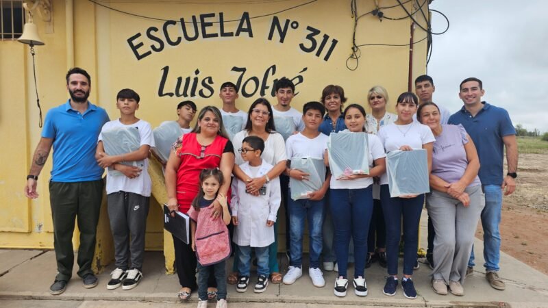 LOS KITS ESCOLARES LLEGARON A PARAJES DEL DEPARTAMENTO PUEYRREDÓN