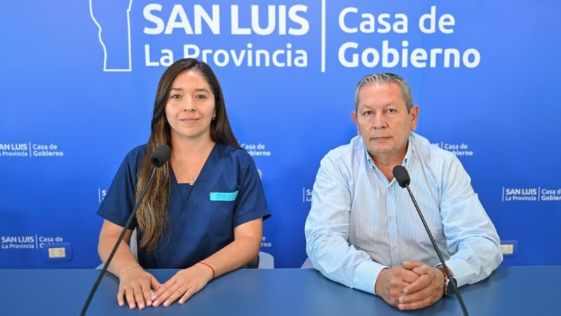 ANUNCIARON EL INICIO DE LA CAMPAÑA DE VACUNACIÓN ANTIGRIPAL EN SAN LUIS