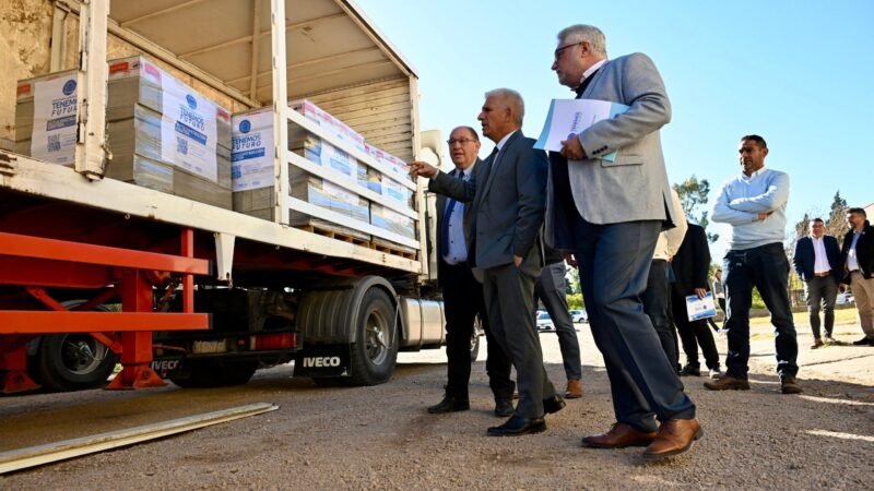 EL GOBIERNO PUSO EN MARCHA LA ENTREGA DE MATERIALES PARA LAS VIVIENDAS DE AUTOCONSTRUCCIÓN ASISTIDA