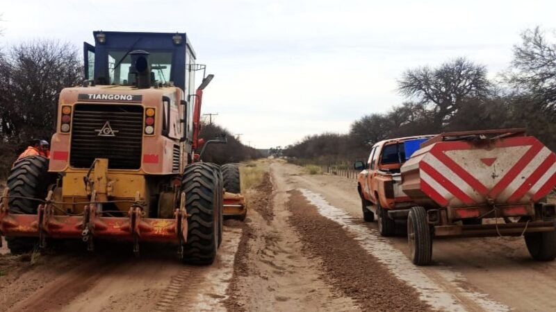 VIALIDAD PROVINCIAL INTENSIFICA TRABAJOS EN LOS POCITOS, BALCARCE, EL RECODO Y REPRESA DEL CARMEN