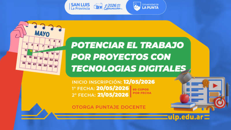 LA ULP LANZA UN TALLER DE TECNOLOGÍAS DIGITALES CON PUNTAJE DOCENTE