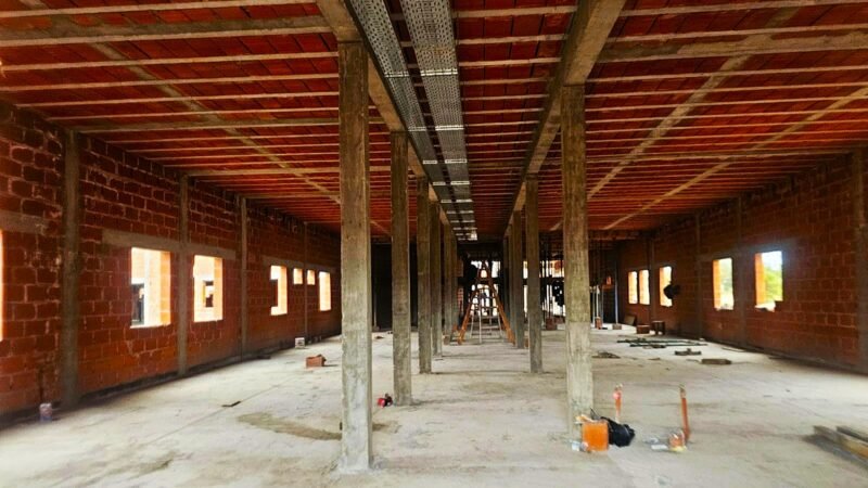 EL HOSPITAL ‘RENÉ FAVALORO’ SUMA AVANCES EN LOSAS, INSTALACIONES Y ESPACIOS INTERIORES