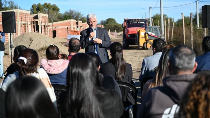 EL 22 DE DICIEMBRE EL GOBERNADOR ENTREGARÁ LAS 40 VIVIENDAS DE LA VILLA DE MERLO