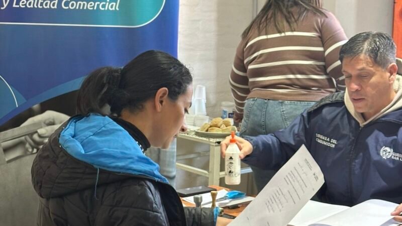 DEFENSA DEL CONSUMIDOR DESPLEGÓ UN OPERATIVO INTEGRAL EN SAN FRANCISCO DEL MONTE DE ORO