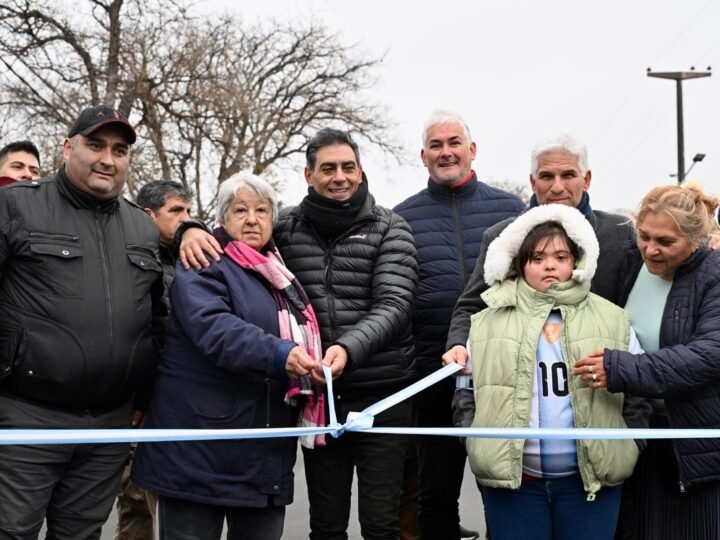 POGGI E HISSA INAUGURARON OBRAS DE REPAVIMENTACIÓN EN LA ZONA NORTE DE LA CAPITAL