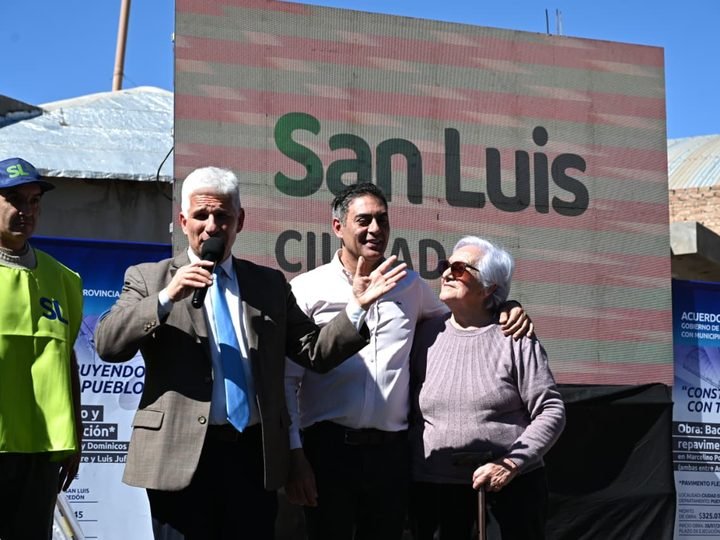 POGGI ACOMPAÑÓ A HISSA EN LA INAUGURACIÓN DE REPAVIMENTACIÓN Y MEJORAS EN EL BARRIO PRINGLES