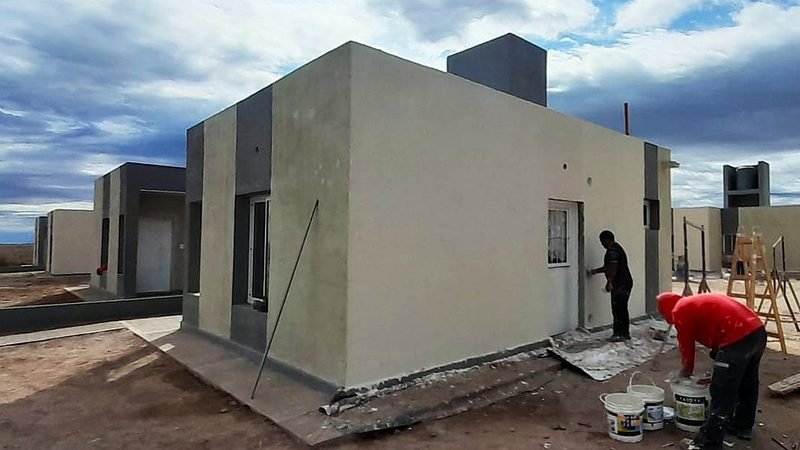 DEPARTAMENTO CHACABUCO: 36 UNIDADES DE ‘TENEMOS FUTURO’ PROGRESAN EN LA ETAPA DE TERMINACIONES
